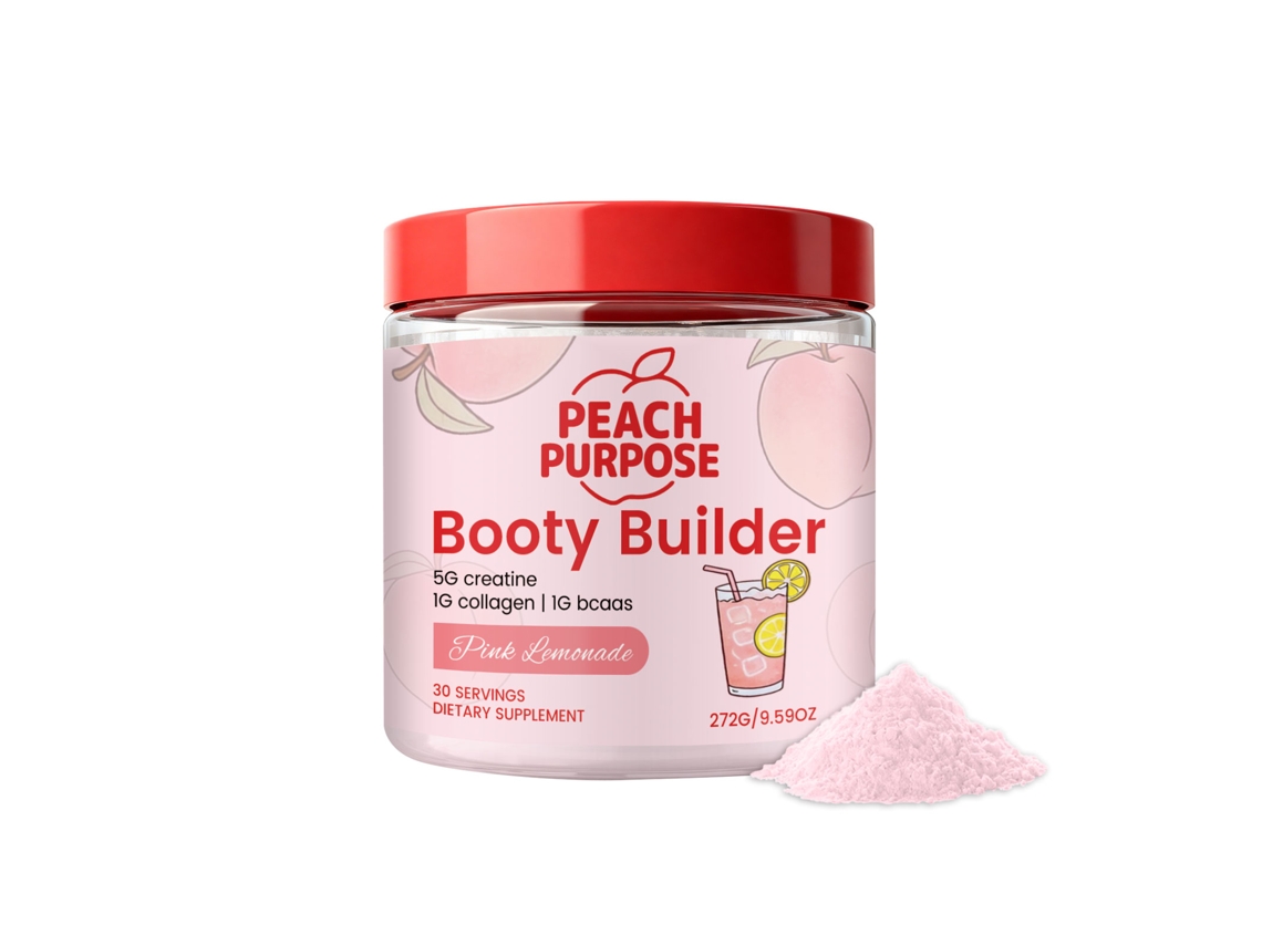 Polvo de Pêssego Aumenta Curvas de Quadril Fitness