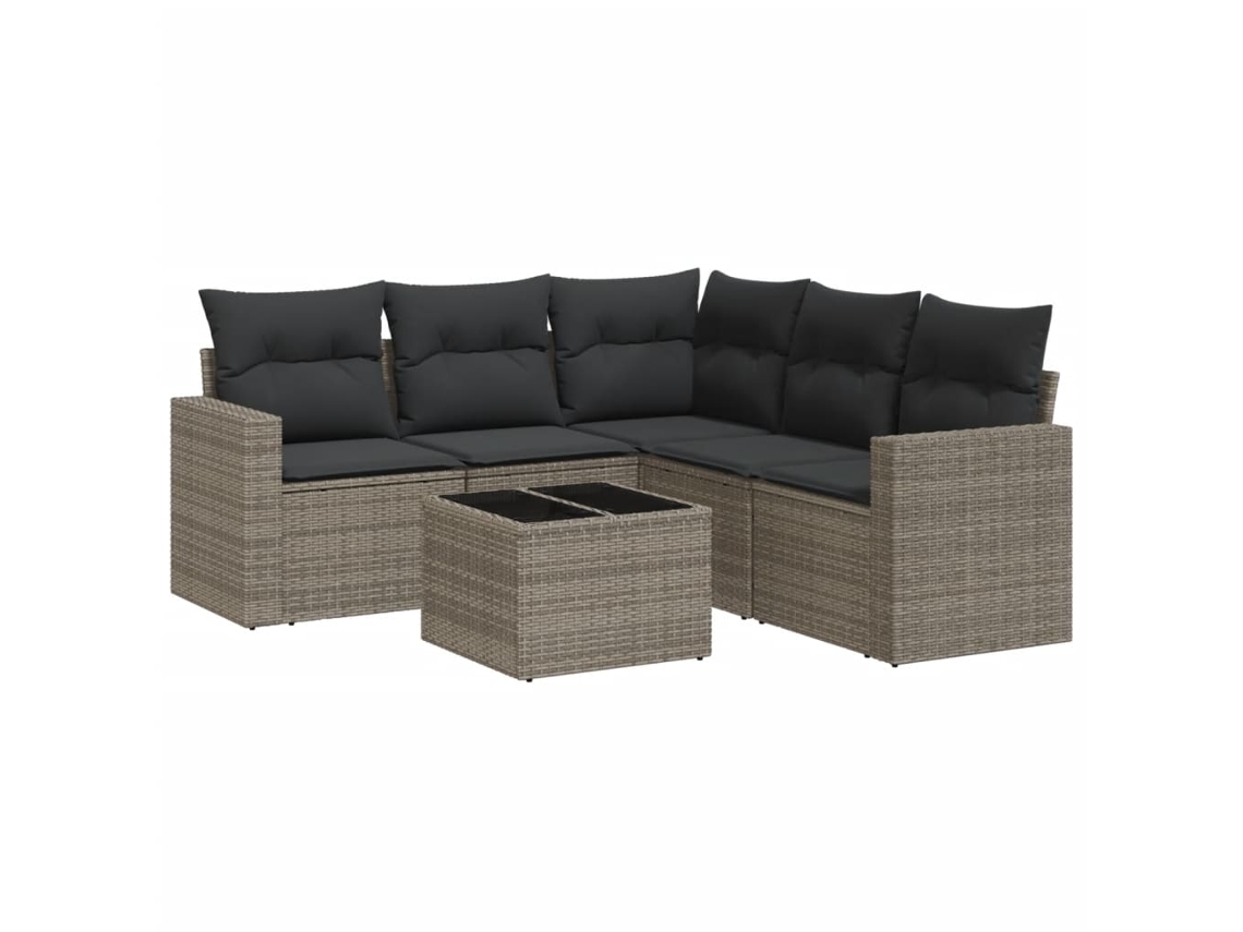 Garden Sofa Set, Garden Sofa Sets Vidaxl Cinzeto Rattan / Vime (n/a)