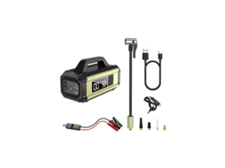 Chronus Qb05 Compressor De Ar Portátil Inflador De Pneus Para Carro, Motocicleta, Bicicleta, Bola (amarelo)