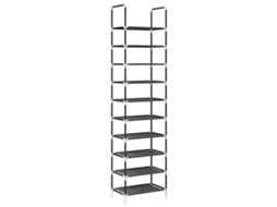 Shoe Rack, Shoe Racks Vidaxl Preto Tecido Não Tecido (44 X 28 X 180 Cm)