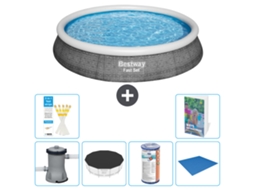Piscina Bestway Fast Set Redonda 396x84 Cm 5 peças S341 BESTWAY