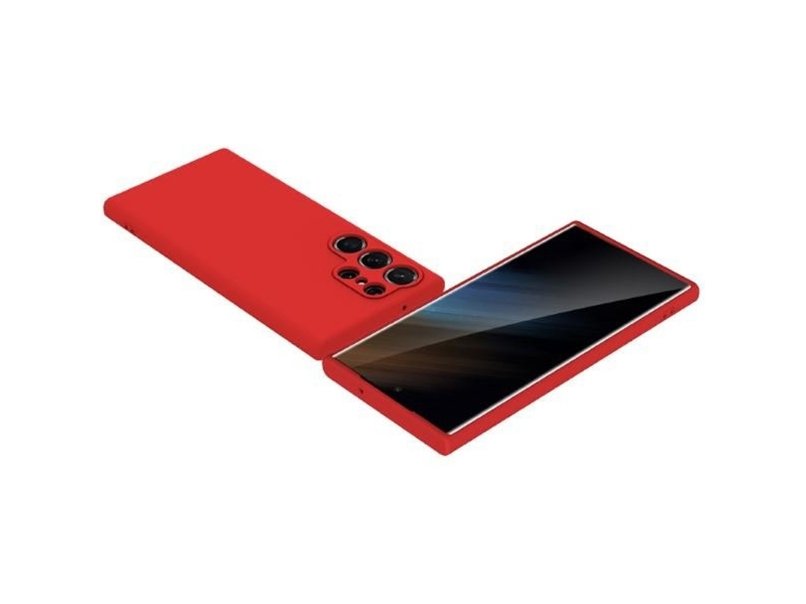 Capa Ultra para Samsung Galaxy S23 Ultra BELINE Silicone Vermelho