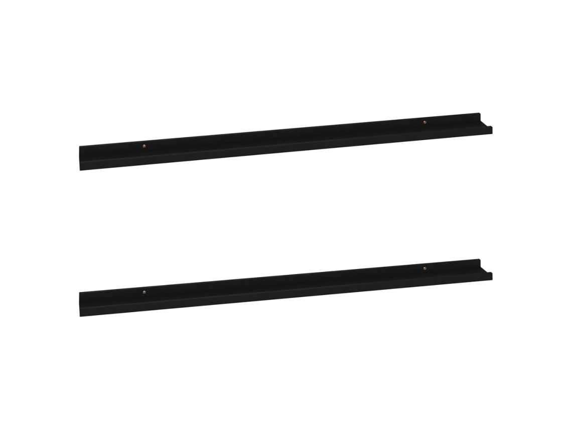 Wall Shelf, Wall Shelves Vidaxl Preto Mdf (115 X 9 X 3 Cm)