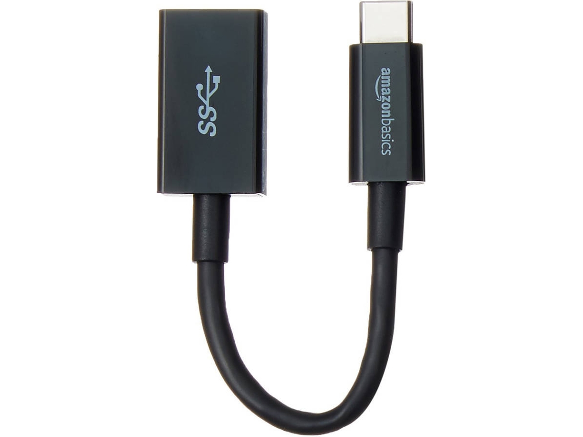 Cabo de Dados AMAZON (USB-C - USB A - Preto)