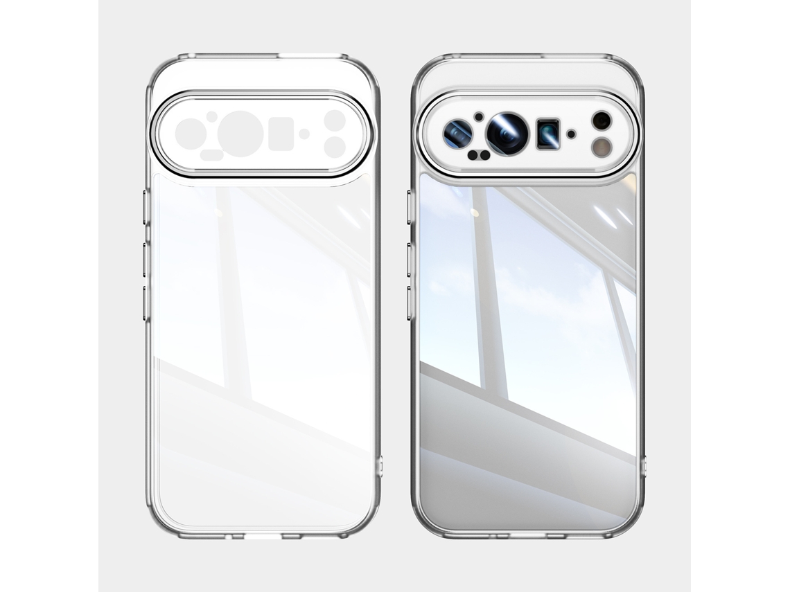 Capa Para Celular Google De Alta Transparência, Com Estrutura Metálica E Proteção Total Contra Quedas.branco, Pixel 8a Pixel 8a