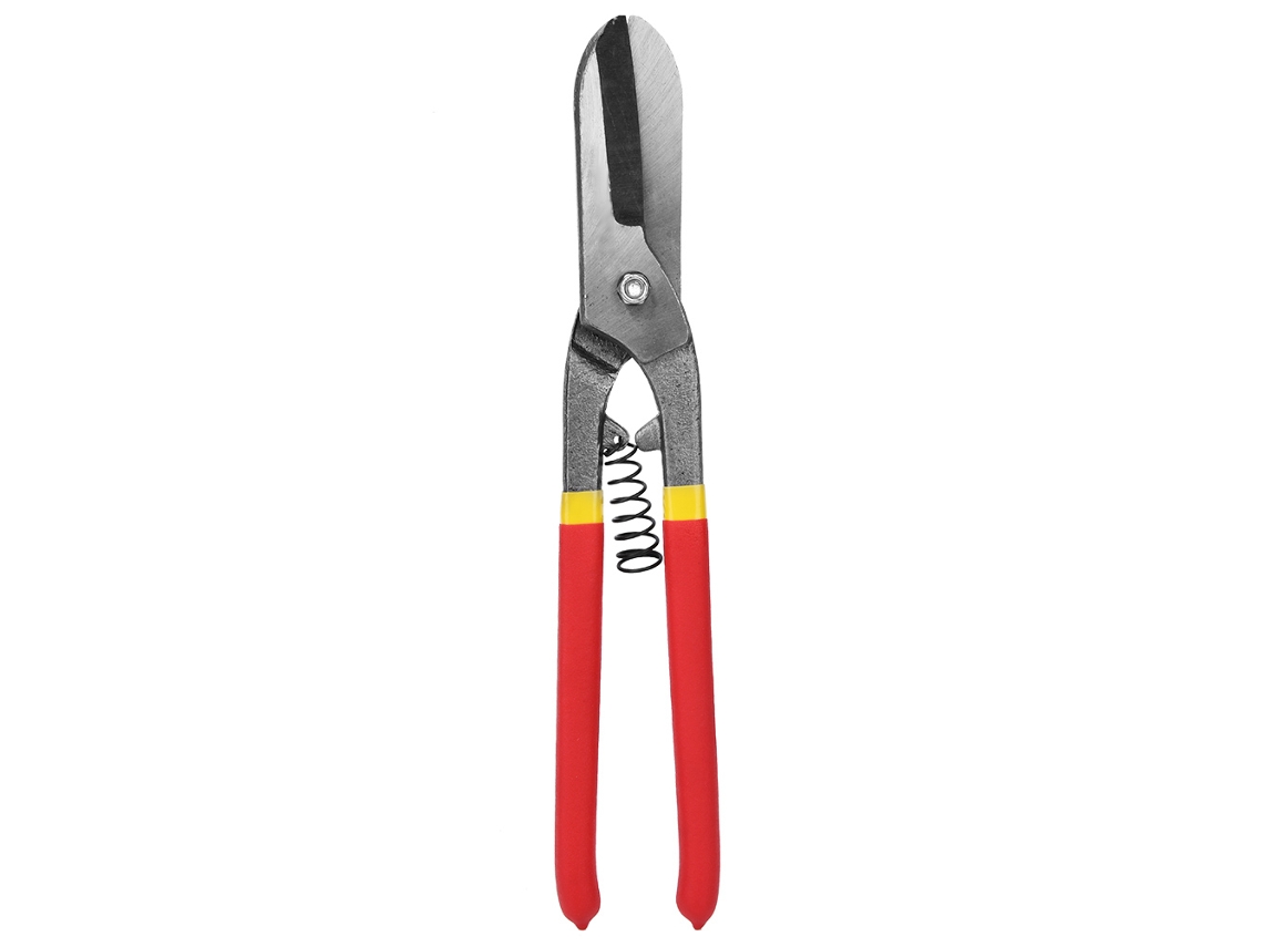 Tesoura De Aço Carbono Alto Profissional Com Cabo De Plástico Para Corte De Ferragens 12 Polegadas
