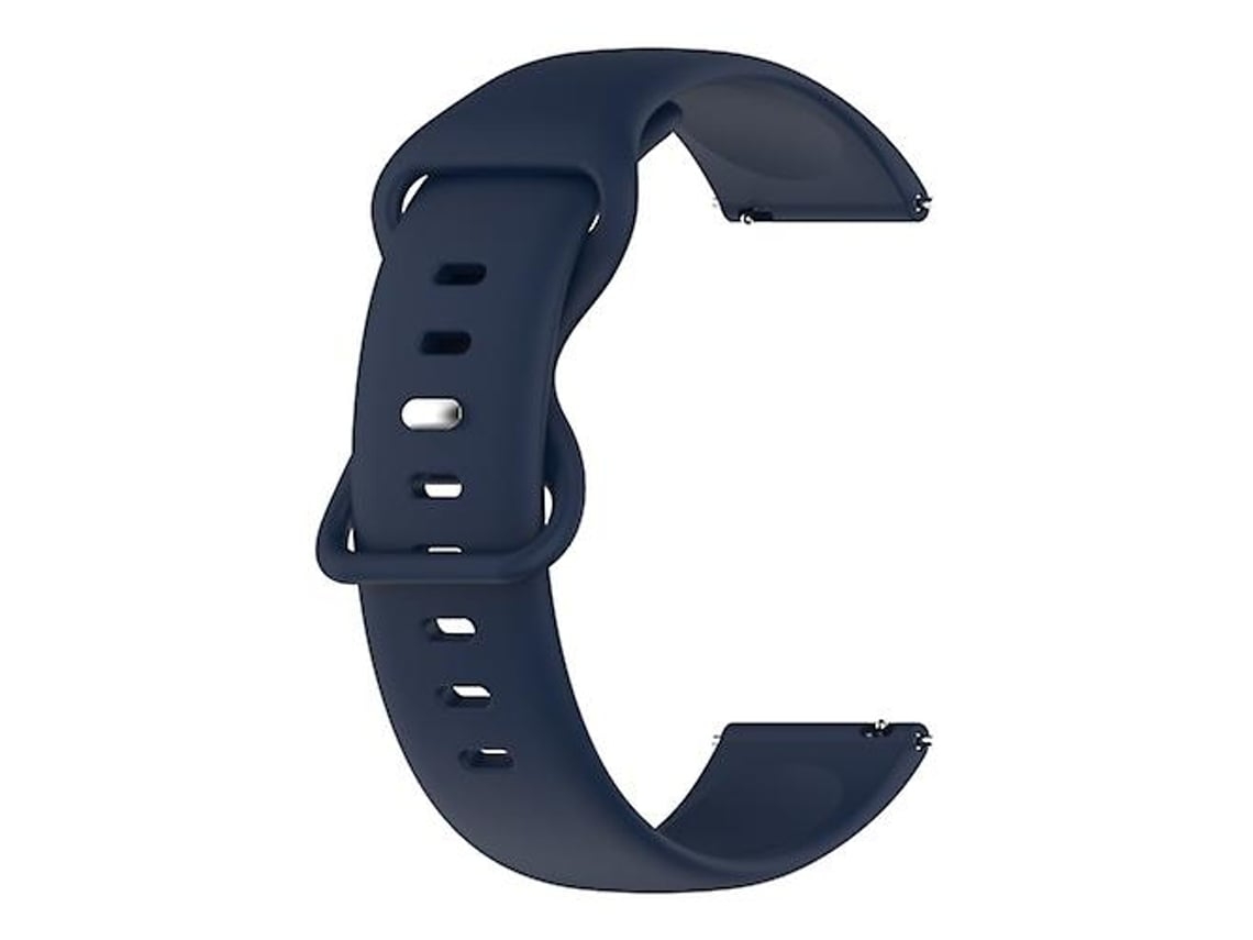 Lurelia Pulseira De Silicone, Compatível Com Garmin Vivomove 20 Mm Azul Marinho, Acabamento Moderno