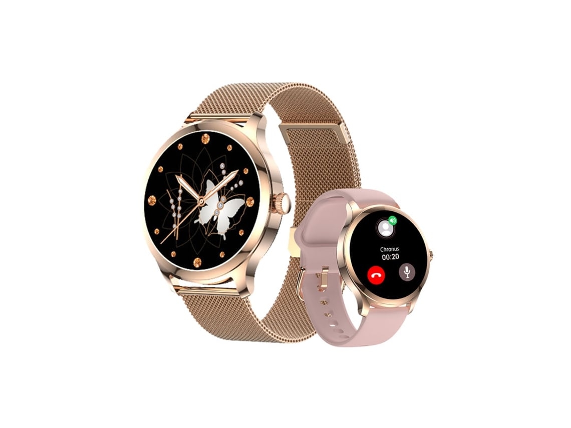 Smartwatch NISSGU Lw92 para Mulheres Prata
