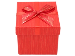 Caixas Presente 4 Peças Tampas Vermelhas 10x9.4x10cm Hm2330406