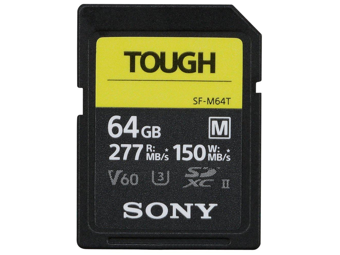 Sony Cartão Memória Sdxc M Tough Series 64Gb Uhs-Ii Class 10 U3 V60