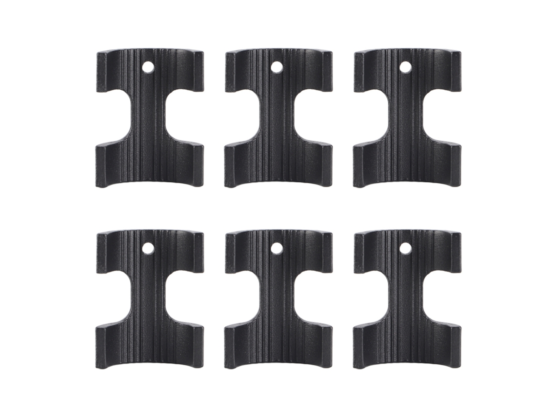 6 Pcs Manguito Redutor de Diâmetro de Guidão 31.8 para 25.4mm Alumínio Mali