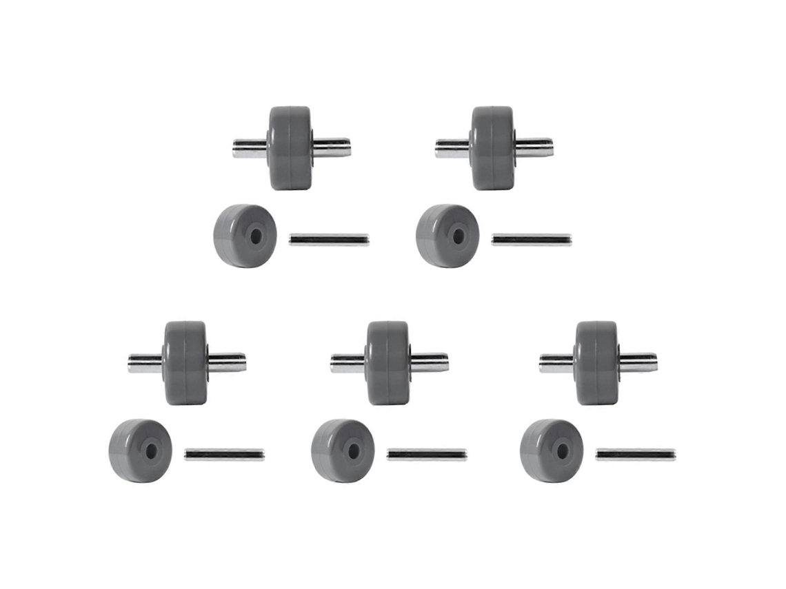 5 Pair Replacement Wheels For SHARK Vacuum Models Nv350 Nv351 Nv355 Nv356e Nv500 Nv501