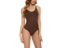 Top Moulant Fasst sem Costuras com Gola V para Mulher