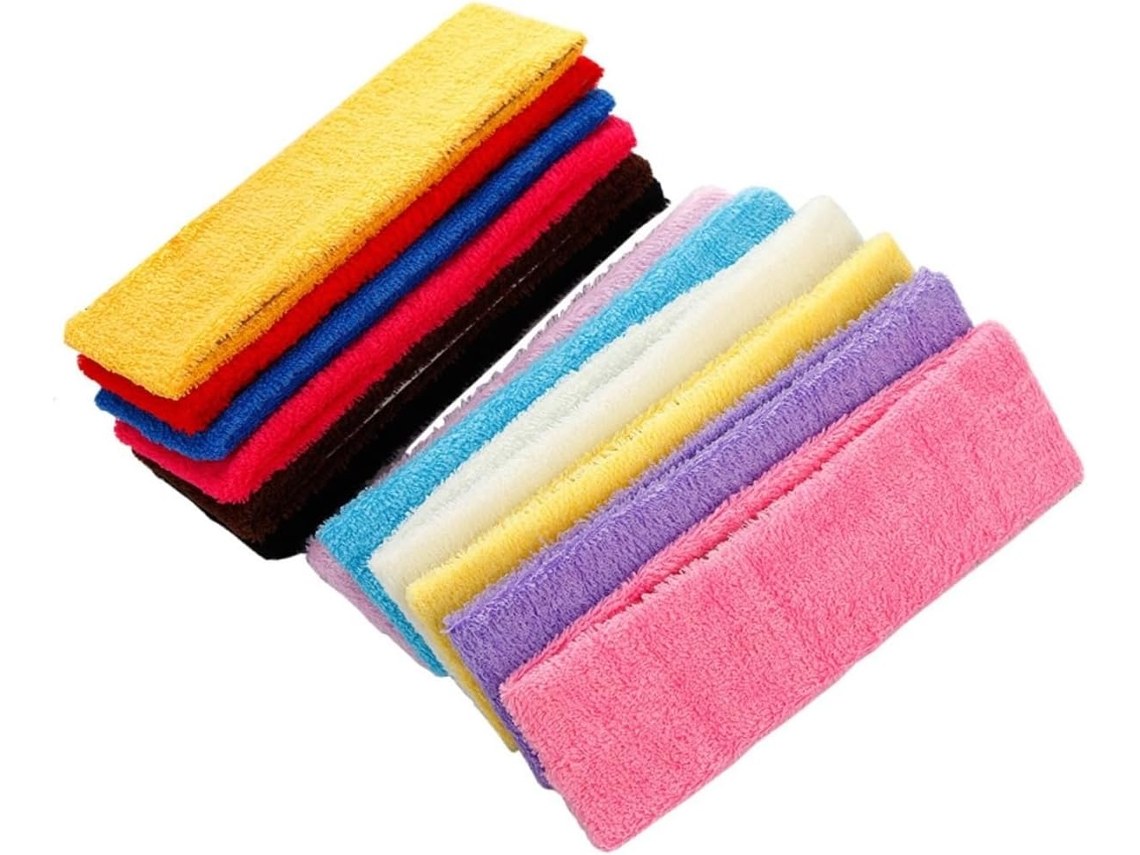 Faixa De Cabeça Elástica Confortável E Absorvente De Suor, Feita De Tecido.