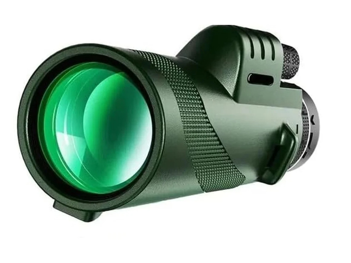 80x100 Hd Zoom Poderoso Telescópio Monocular Binóculos Portáteis Telescópio De Longo Alcance Caça Acampamento Com Tripé Clipe De Telefone Bestvite