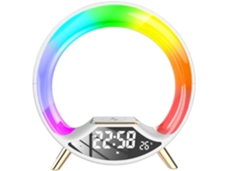 Luz Noturna Multifuncional 3 Em 1, Despertador Inteligente, Luz De Quarto Com Alto Falante Bluetooth Gokoco