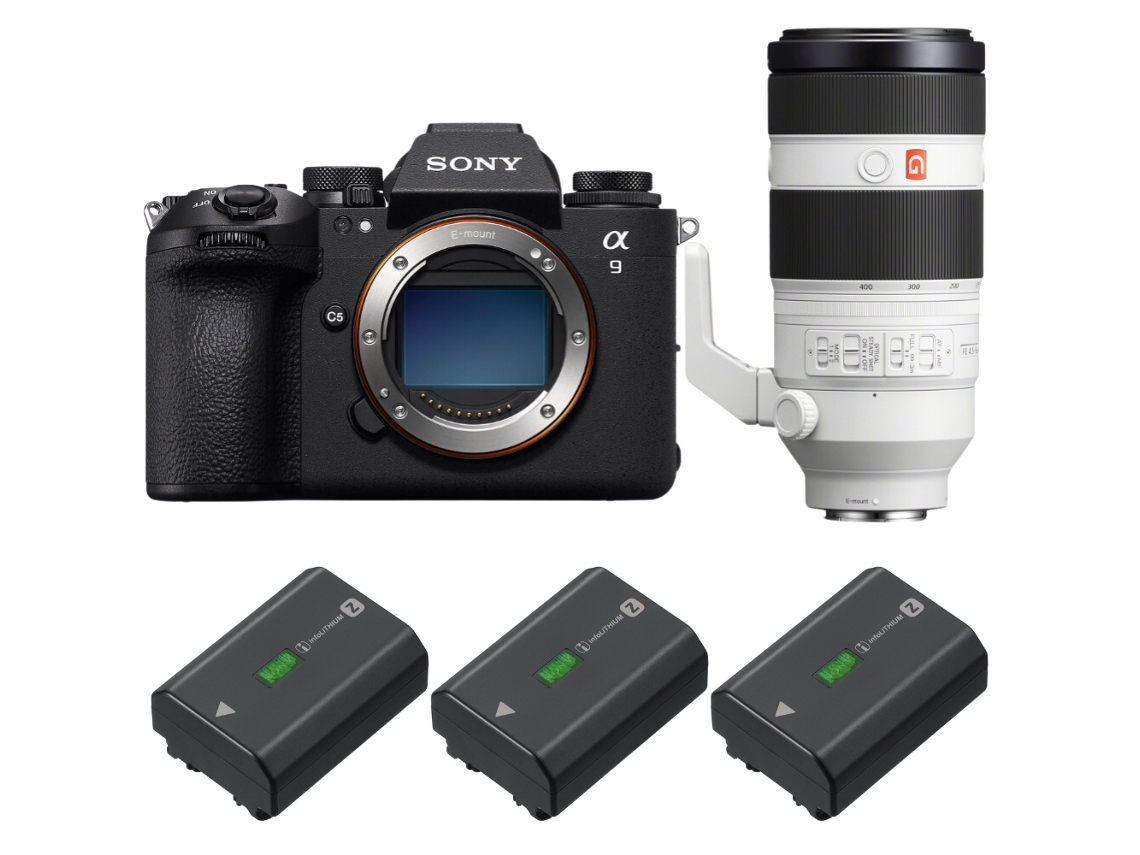 A9 Iii + Fe 100 400mm F/4.5 5.6 Gm Oss + 3 Sony Np fz100 + Ebook “20 Dicas para Fotos Que Impressionam” SONY
