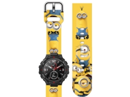 Bracelete Silicone Líquido para Amazfit T-Rex Amarelo