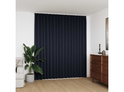 Vidaxl Cortina Blackout Com Ganchos 290x245 Cm Antracite