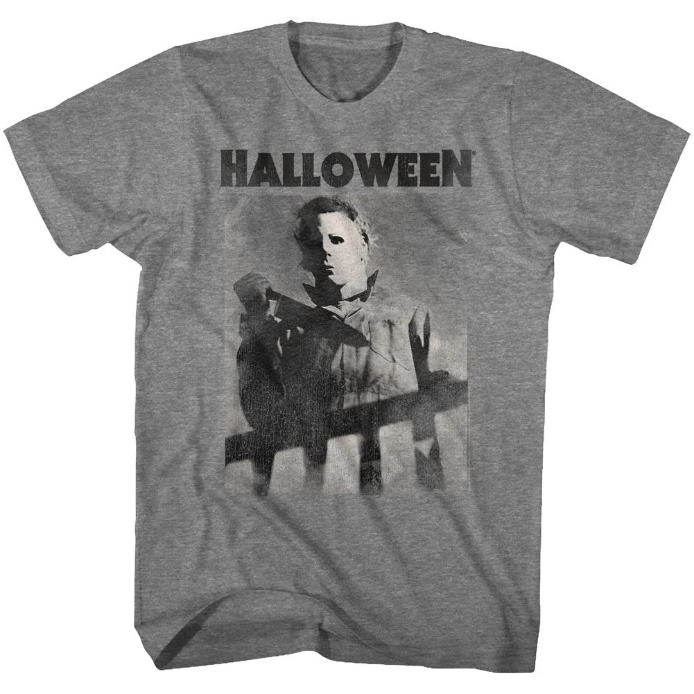 Rockinstone Halloween Mikefade Heather Graphite Adult T-shirt Size:xl