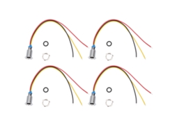 Leds Redondos Pre-fios 110-220v À Prova D'água 2 Cores Sunflare