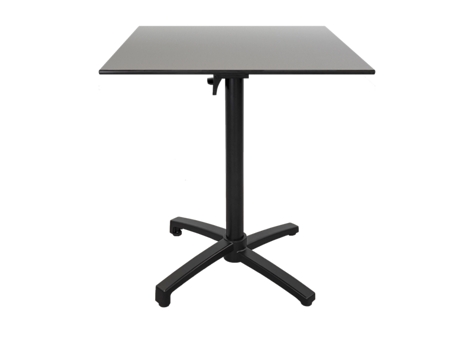 RESTOOTAB Mesa Snack Dobrável para Exterior 70X70 Metal Cinzento
