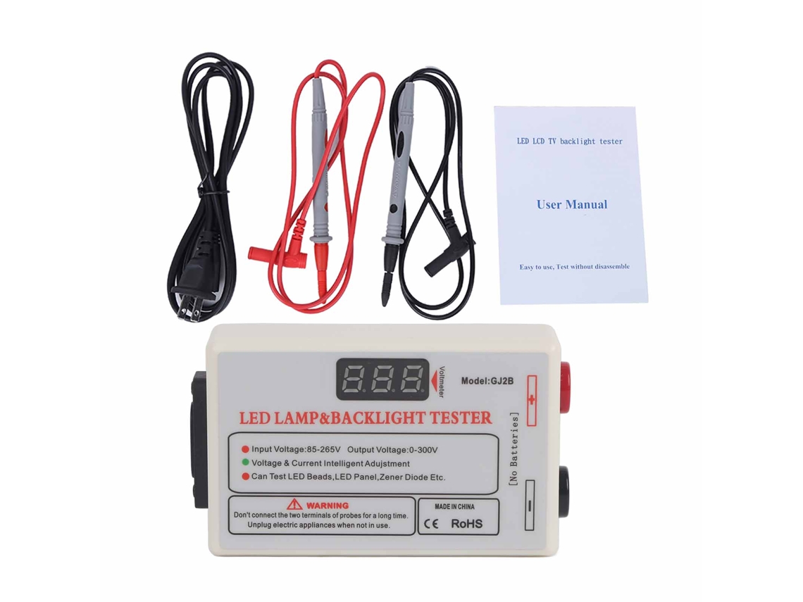 Testador de Led para Retroiluminação Lcd com Ajuste Automático de Corrente Modelo 2c