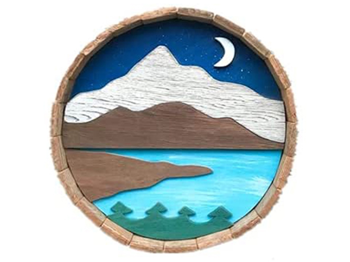 Laxiscreed Sofá De Madeira Articulado Wooden Wave Round Reclaimed Para Sala De Estar