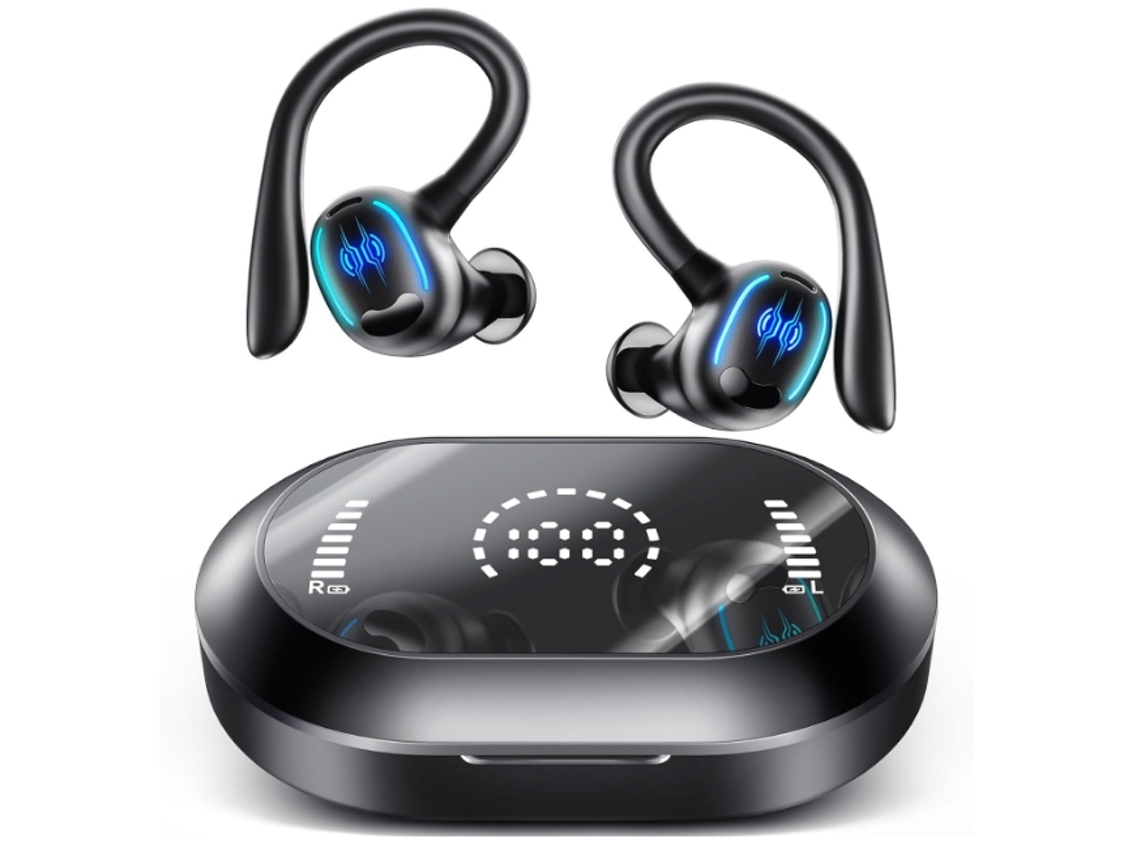 Auriculares Bluetooth À Prova De Água Preto