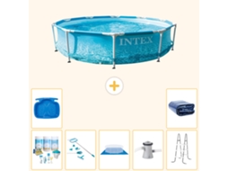 Intex Piscina Com Estrutura Redonda - 305x76 Cm - 8-peças S20366