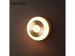 Luminária Portátil com Sensor de Movimento, Luz Noturna Led, Gancho Magnético, para Parede, Guarda, Roupa, Quarto, Corredor BRILVIBERA