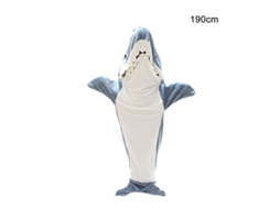 2026 pijama Saco de Dormir Tiburón com Capuz Manta Colchão de Flanela Polar para Sonecas no Sofá e Cosplay Adulto