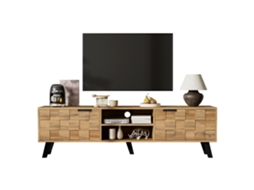Móvel Tv 160cm 2 Portas 2 Compartimentos Abertos VELTRIX