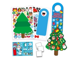 Adesivos Decorativos de Natal 3D para Porta e Parede LAXISCREED