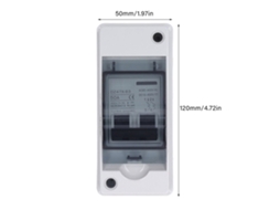 Laxiscreed Disjuntor Miniatura 50a À Prova D'água Para Sistemas Fotovoltaicos De 12 A 400v Dc E 90 A 400v Ac