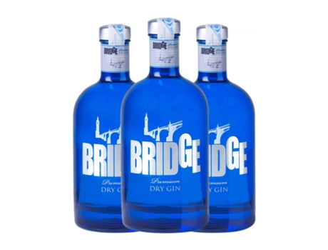 Gin PERUCCHI 1876 Bridge Premium Dry Gin (0.7 L - 3 Unidades)