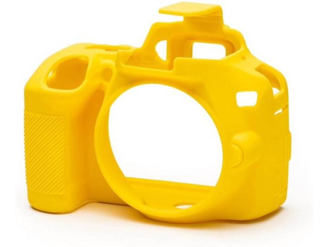Capa Protetora EASYCOVER Nikon D3500 (Amarelo - Compatibilidade: Nikon D3500 - Silicone)