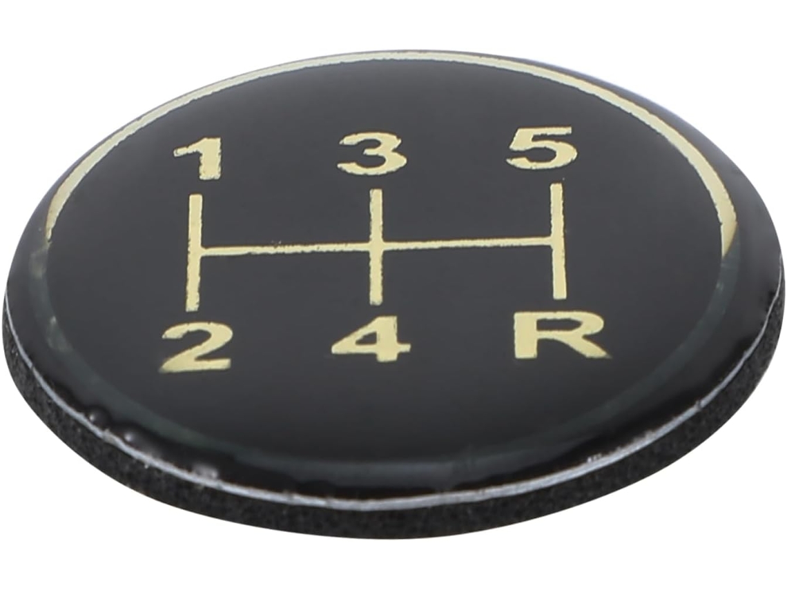 Adesivo De Resina Epóxi Para Botão De Velocidade, Adesivo Automotivo, Preto, Design Personalizado