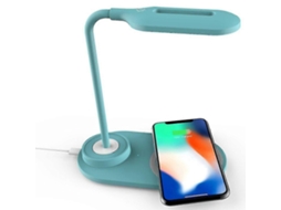Luminária de Mesa Led para Leitura com Carregador Sem Fio e Porta Carregamento Usb. GOKOCO