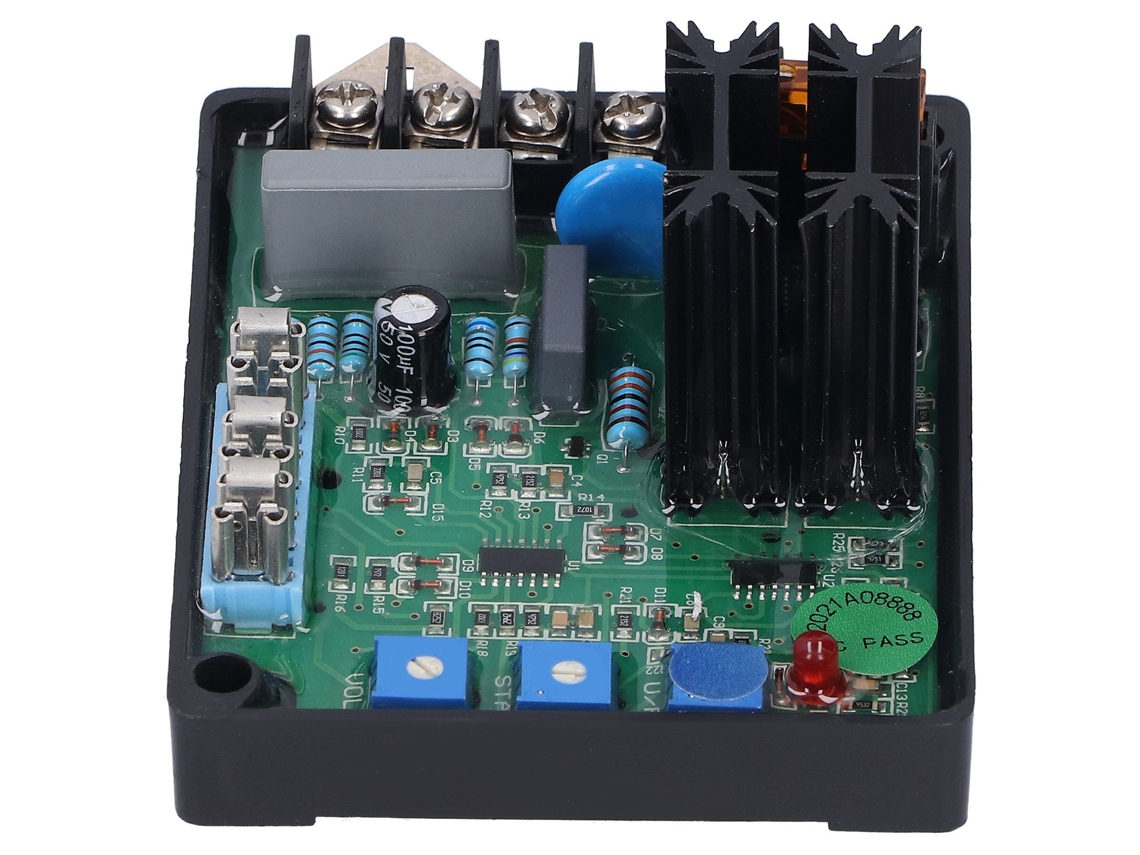 Módulo Regulador de Voltaje Automático Gavr 8a 110/220vac Acessórios para Gerador S/MARCA