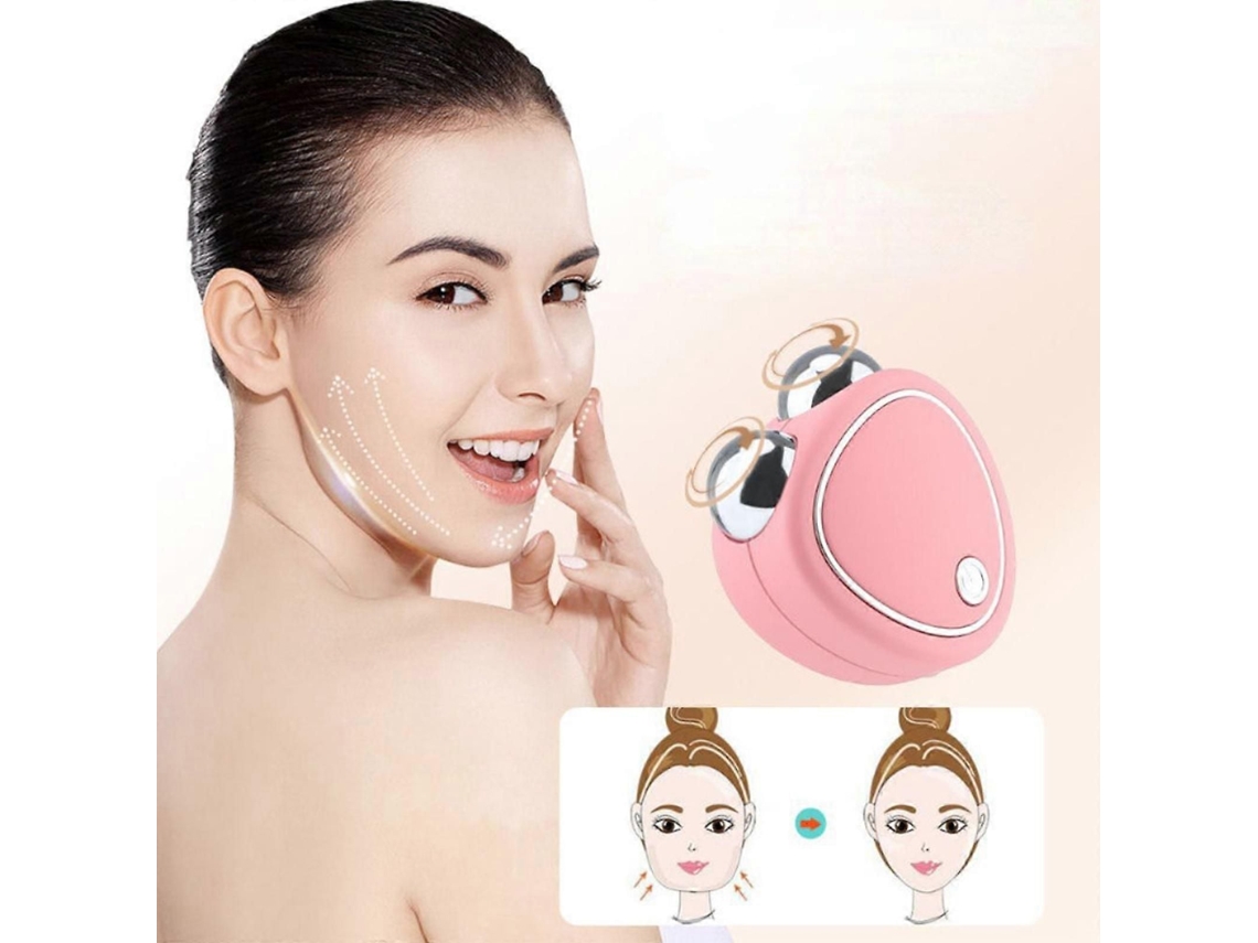 Massageador Facial Ems com Microcorrente, Máquina de Lifting Rolos para Firmeza e Rejuvenescimento da Pe Le. GOKOCO