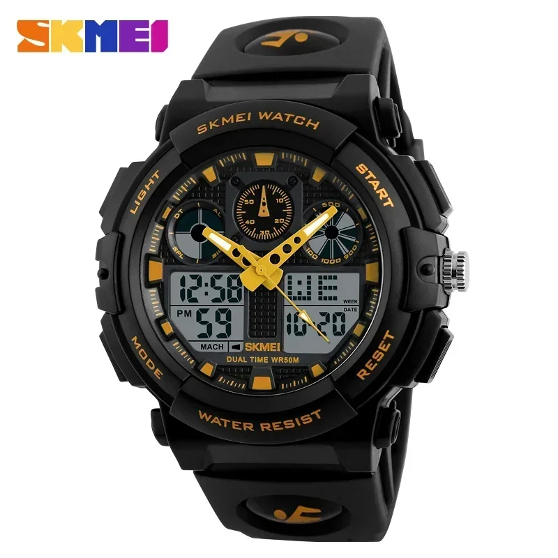 Relógio de Pulso Eletrônico Militar Esportivo MDUG com Luminoso e À Prova D'água
