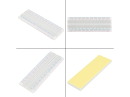 Laxiscreed Protoboards Sem Solda, Pack De 3 Com 830 Buracos Para Projetos Eletrónicos