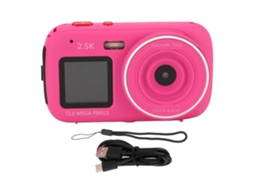 Aetheria câmera Digital 72mp Tela Dual 16x Zoom Digital Mp3 Vlog Viagem Rosa
