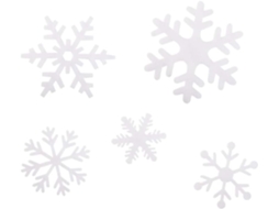 18 Peças Flocons De Decorações De Ornamentos Blas Pour Vitrines Et Fenêtres Décoration Créative Pour Maison
