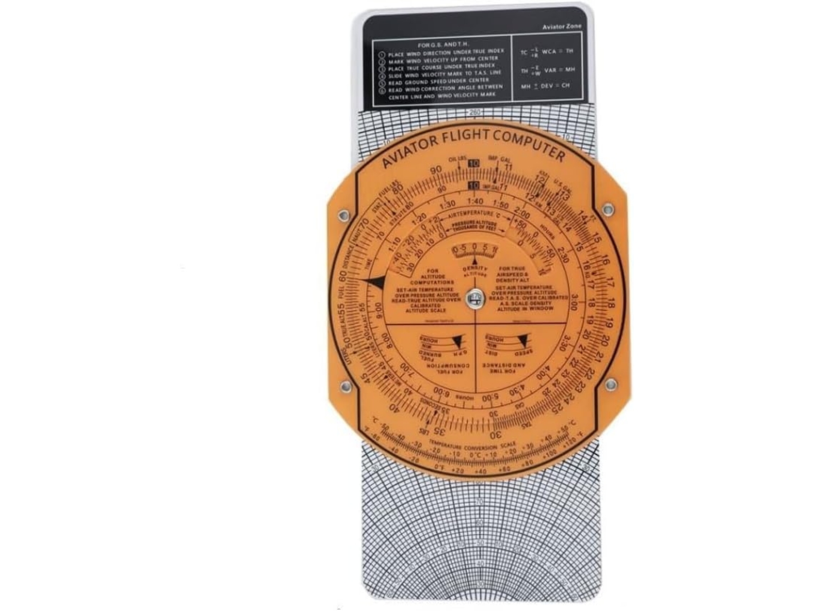 Plotter De Navegação Aeronáutica De 360 Graus, Régua Deslizante