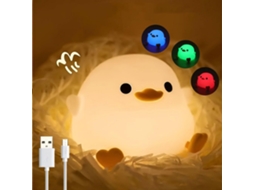 Luminária Noturna De Led Em Formato Pato Ifthfour Dodo, Com