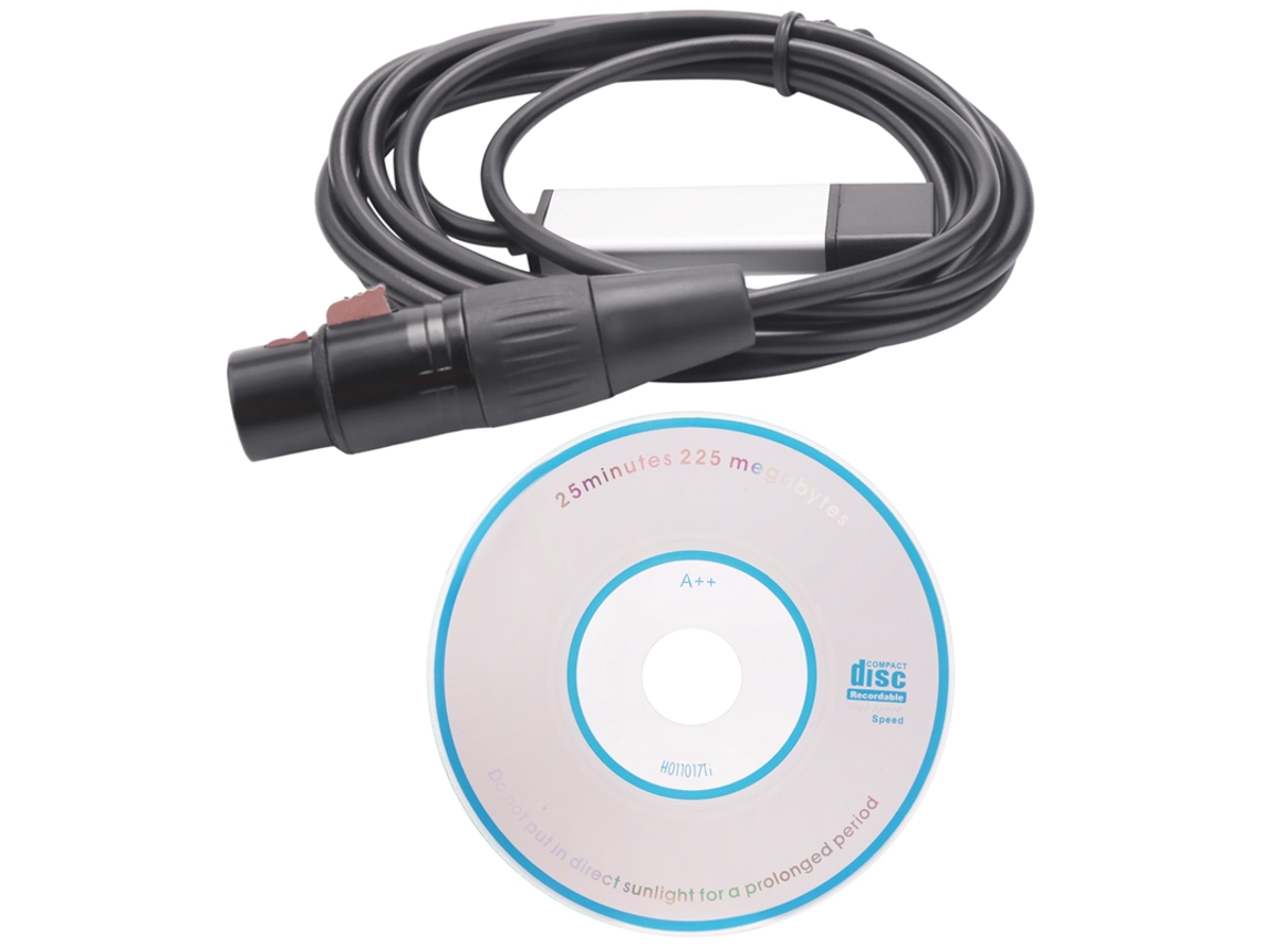 Adaptador De Interface Dmx512 Usb Dmx, Controlador De Luz Led, Adaptador De Interface Usb Para Dmx