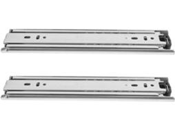 Conjunto De 2 Corrediças Gaveta Em Aço Inoxidável, Com Extensão Total E Rolamentos De Esferas, 25cm 10 Polegadas, Cor