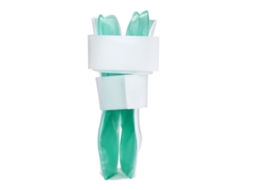Lurelia Tornozeleira Respirável Plástico, Branco / Verde, Aprox